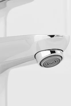 Mitigeur de lavabo chromé Hansgrohe Ecos L
