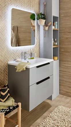 Mitigeur de lavabo chromé Hansgrohe Ecos L
