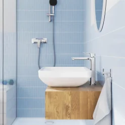 Mitigeur de lavabo chromé taille XL, Grohe Dice