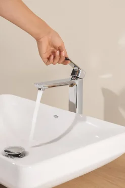 Mitigeur de lavabo chromé taille XL, Grohe Dice