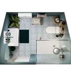 Mitigeur de lavabo chromé GoodHome Kolima