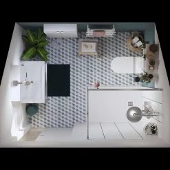 Mitigeur de lavabo chromé GoodHome Kolima