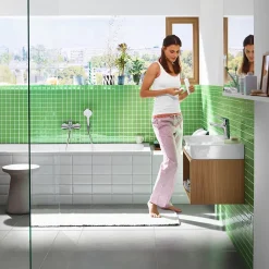 Mitigeur de lavabo chromé Novus 100 Hansgrohe