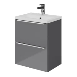 Mitigeur de lavabo chromé taille M avec bonde clic-clac, GoodHome Cavally