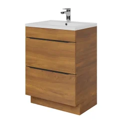 Mitigeur de lavabo chromé taille M avec bonde clic-clac, GoodHome Cavally