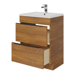 Mitigeur de lavabo chromé taille M avec bonde clic-clac, GoodHome Cavally