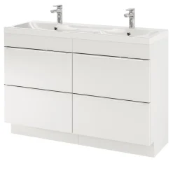 Mitigeur de lavabo chromé taille M avec bonde clic-clac, GoodHome Cavally