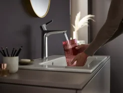 Mitigeur de lavabo chromé Hansgrohe Waterforms XL