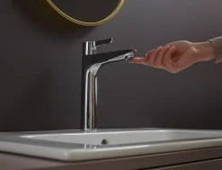 Mitigeur de lavabo chromé Hansgrohe Waterforms XL