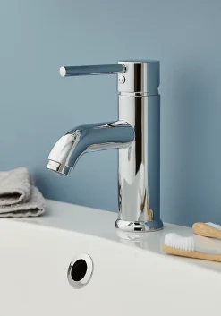 Mitigeur de lavabo chromé GoodHome Hoffell