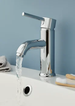 Mitigeur de lavabo chromé GoodHome Hoffell