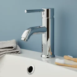 Mitigeur de lavabo chromé GoodHome Hoffell