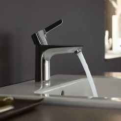 Mitigeur de lavabo chromé Hansgrohe Waterforms L CoolStart