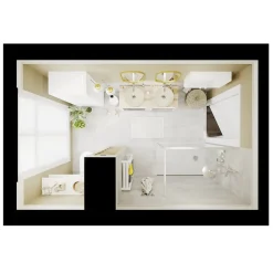Mitigeur de lavabo chromé GoodHome Kolima XL