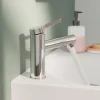 Mitigeur de lavabo chrome taille M, GoodHome Maza