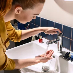 Mitigeur de lavabo chrome Hansgrohe Zesis L