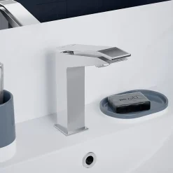 Mitigeur de lavabo, chrome, GoodHome Kaveri