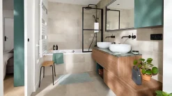 Mitigeur de lavabo encastré, noir, Essebagno Lollipop