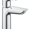 Mitigeur de lavabo Grohe StartLoop en métal coloris chromé