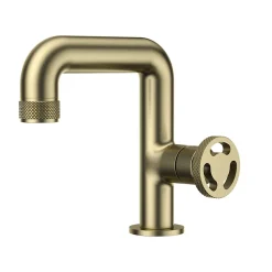 Mitigeur de lavabo H.18 cm,doré Essebagno Factory