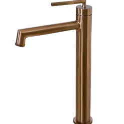 Mitigeur de lavabo haut cuivre brossé Essebagno Portofino