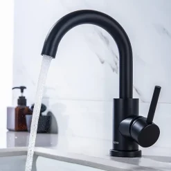 Mitigeur de lavabo LOMAZOO noir Styx