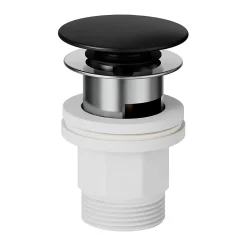 Mitigeur de lavabo M noir mat, GoodHome Selenga