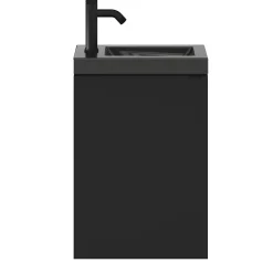 Mitigeur de lavabo M noir mat, GoodHome Selenga