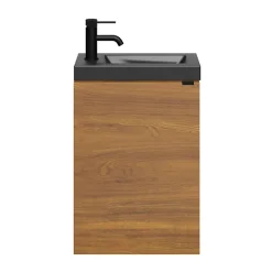 Mitigeur de lavabo M noir mat, GoodHome Selenga
