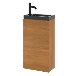 Mitigeur de lavabo M noir mat, GoodHome Selenga