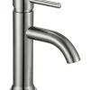 Mitigeur de lavabo mécanique inox, Edouard Rousseau Ilo Small