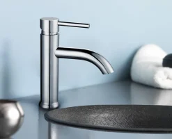 Mitigeur de lavabo mécanique chrome, Edouard Rousseau Ilo Small