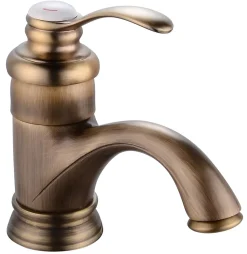 Mitigeur de lavabo mécanique bronze, Edouard Rousseau Byron