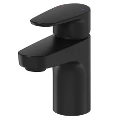 Mitigeur de lavabo noir GoodHome Cavally S
