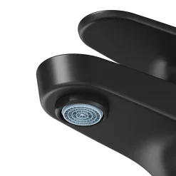 Mitigeur de lavabo noir GoodHome Cavally S