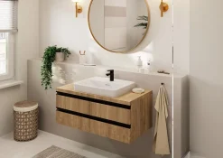 Mitigeur de lavabo noir mat Hansgrohe Vernis Blend 70