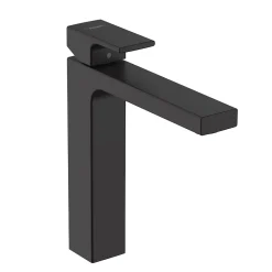 Mitigeur de lavabo noir mat Hansgrohe Vernis Shape