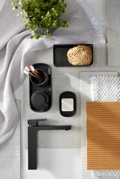 Mitigeur de lavabo noir mat Hansgrohe Vernis Shape