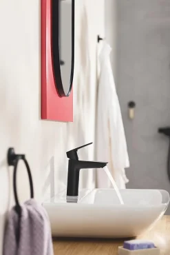 Mitigeur de lavabo noir taille S, Grohe Start