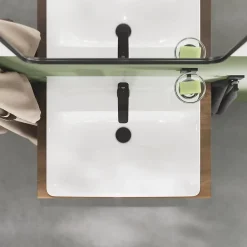 Mitigeur de lavabo noir taille M, Grohe Dice