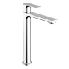 Mitigeur de lavabo pour vasque à poser avec tirette et vidage chromé, Hansgrohe Rebris E 240 CoolStart