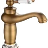 Mitigeur de lavabo vieux bronze Edouard Rousseau Marple