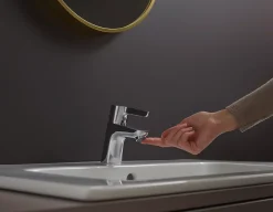 Mitigeur de lavabo Waterforms Eco chromé Hansgrohe
