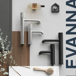 Mitigeur de lavabo XL, chrome, GoodHome Levanna