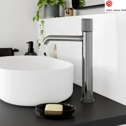 Mitigeur de lavabo XL, chrome, GoodHome Levanna
