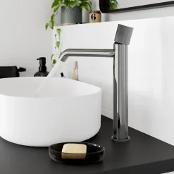 Mitigeur de lavabo XL, chrome, GoodHome Levanna