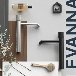 Mitigeur de lavabo XL, chrome, GoodHome Levanna