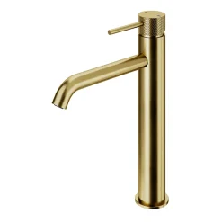 Mitigeur de lavabo XL H.25,6 cm, doré satin, GoodHome Owens