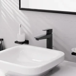 Mitigeur de lavabo XL noir mat Hansgrohe MySport