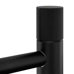 Mitigeur de lavabo XL, noir, GoodHome Levanna
